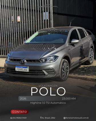 VOLKSWAGEN POLO 1.0 170 TSI HIGHLINE AUTOMÁTICO VOLKSWAGEN POLO 1.0 170 TSI HIGHLINE AUTOMÁTICO